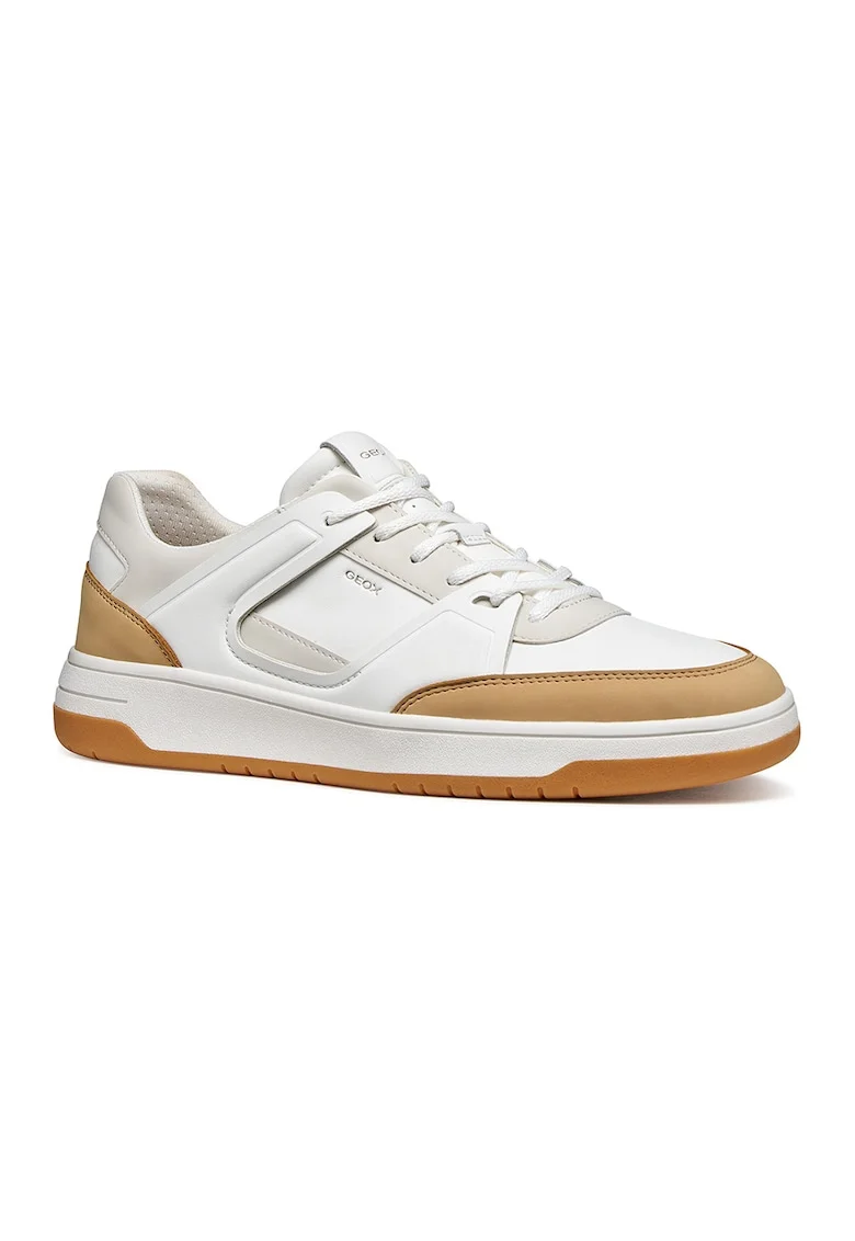 Pantofi sport Sedral Court din piele, Alb/Caramel