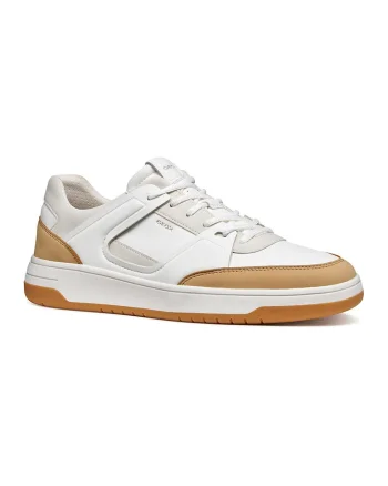 Pantofi sport Sedral Court din piele, Alb/Caramel