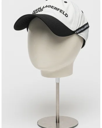 Sapca ajustabila, pentru baseball, Alb/Negru