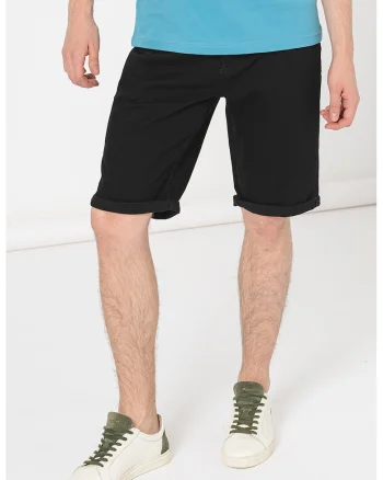 Bermude de denim 634, Negru