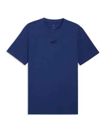 Tricou din bumbac cu logo Essentials, Albastru indigo