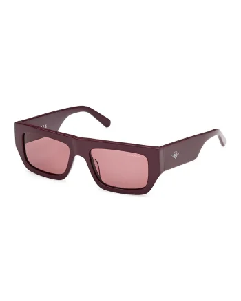 Ochelari de soare dreptunghiulari unisex, Visiniu