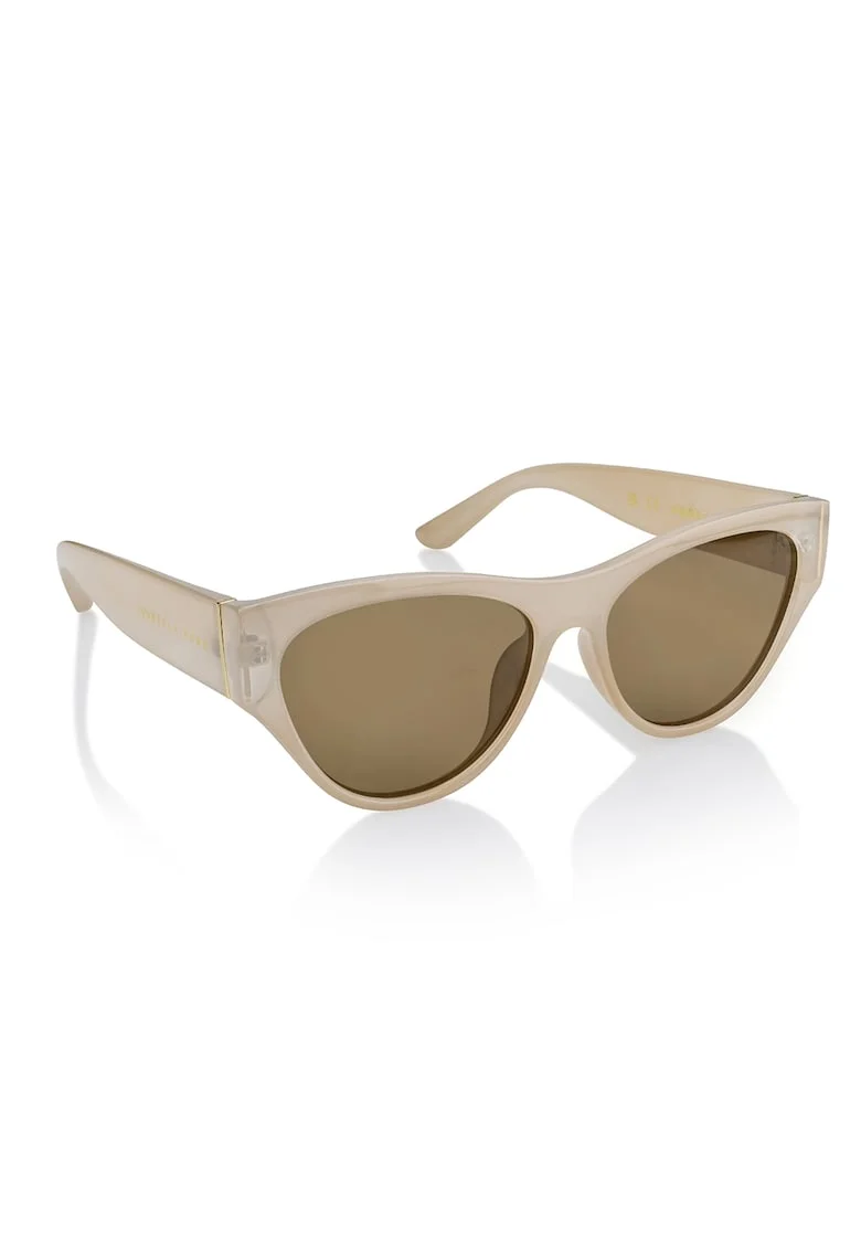 Ochelari de soare cat-eye polarizati, Bej