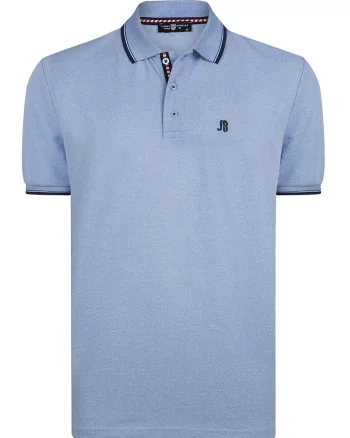 Tricou polo regular fit, Albastru deschis
