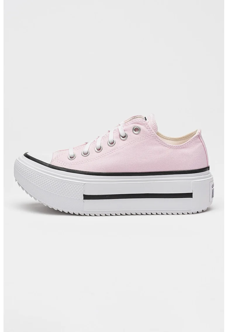 Pantofi sport flatform Chuck Taylor All Star, Roz pastel