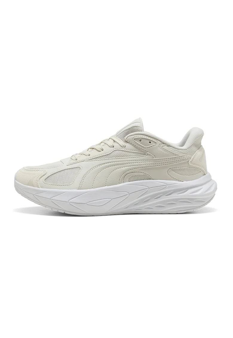 Pantofi sport Hypnotic LS cu sireturi, Alb optic/Bej deschis