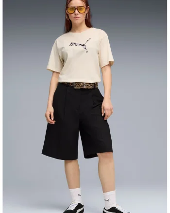 Tricou lejer cu imprimeu logo, Negru/Bej