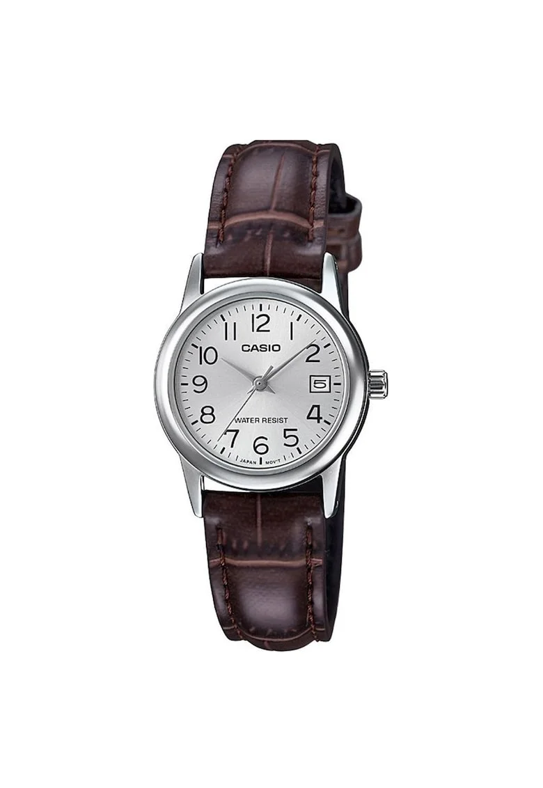 Ceas Dama,  Collection LTP-V0 LTP-V002L-1B, Maro lemn