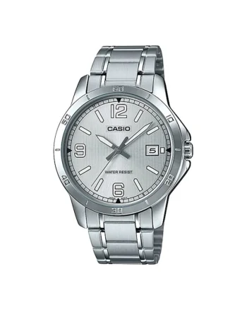 Ceas barbatesc  MTP-V004D-7B2 argintiu