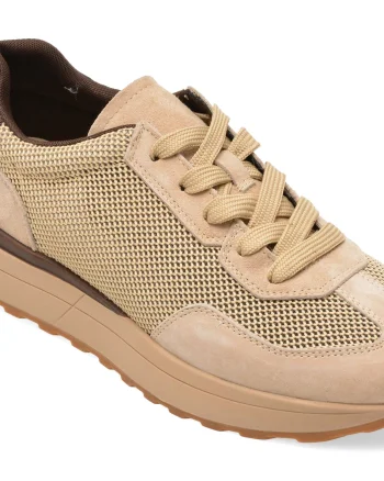 Pantofi sport FLAVIA PASSINI maro, 6182, din material textil si piele naturala