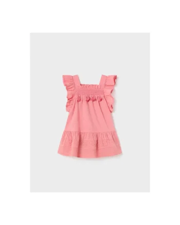 Rochie fete,  302066674, Bumbac, Roz