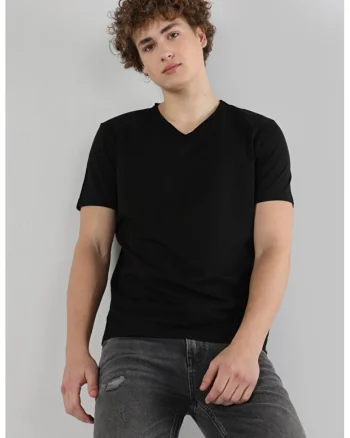 Tricou Negru Regular Fit CL1058584