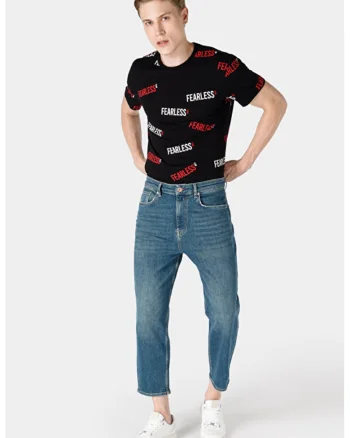 Pantaloni De Barbati Albastru-