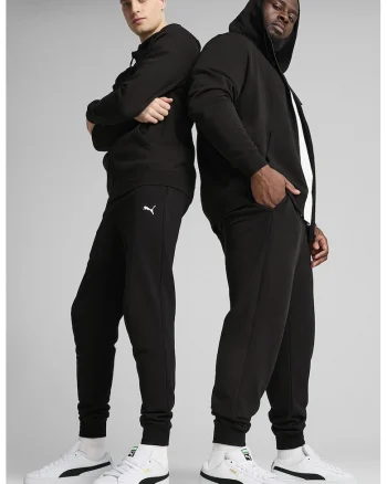 Pantaloni de trening din amestec de bumbac ESS, Negru