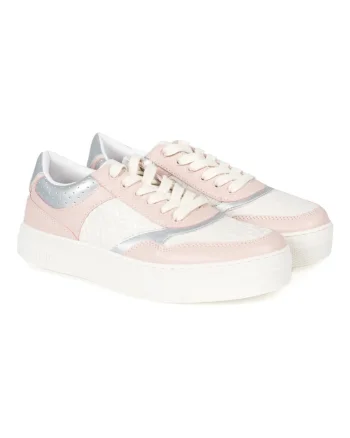 Pantofi sport cu design colorblock, din piele ecologica Alicia 505,