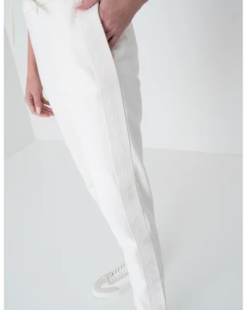 Pantaloni de trening cu buzunare oblice, Bej deschis