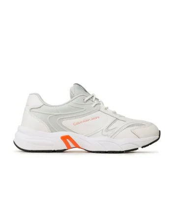 Pantofi sport  Retro inalta/joasa frecventa YM0YM00637, Alb/Gri