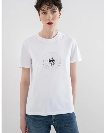 Tricou din bumbac organic Ikon, Alb