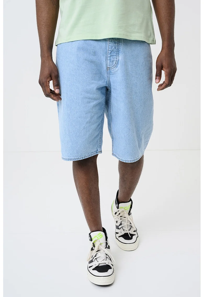 Bermude relaxed fit din denim Skate, Albastru deschis