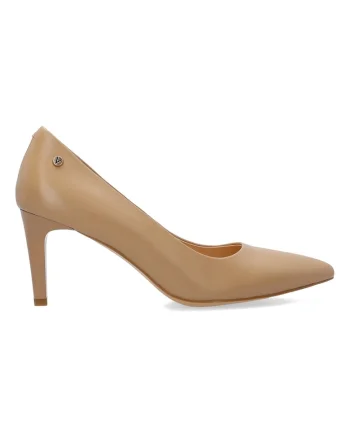 Pantofi stiletto din piele cu varf ascutit
