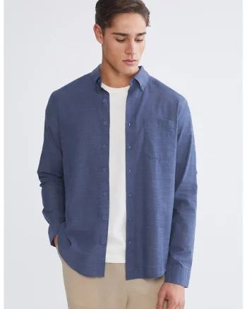 Camasa Oxford regular-fit, Bleumarin