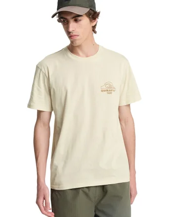 Tricou de bumbac cu imprimeu grafic pe spate Bliss Point, Bej deschis