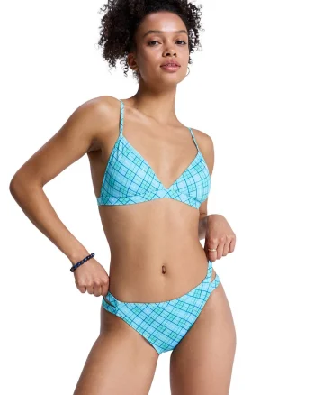 Costum de baie cu doua piese PT Essentials, Verde/Albastru