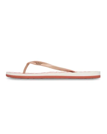 Papuci flip-flop cu model pe talpa Mauricia, Bej