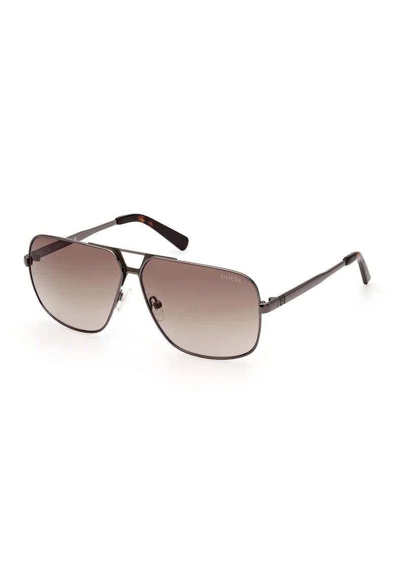 Ochelari de soare aviator cu lentile in degrade, Negru