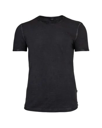 Tricou de bumbac Clark, Negru