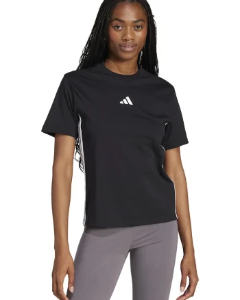 Tricou din bumbac cu decolteu la baza gatului, Negru stins