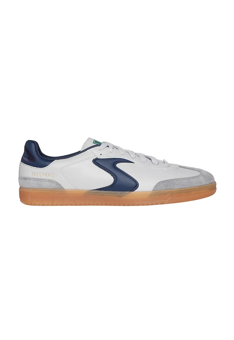 Pantofi sport Hotshot Pyke cu detalii de piele intoarsa, Alb murdar/Albastru