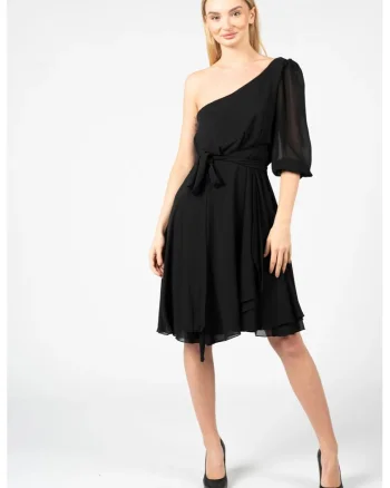 Rochie cu decolteu asimetric, 44