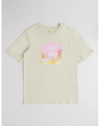 Tricou din bumbac cu imprimeu Varenna, Verde pal