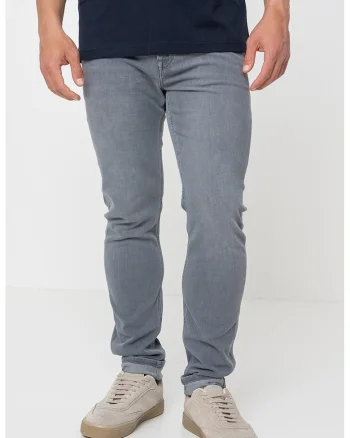 Blugi slim fit, Gri inchis melange