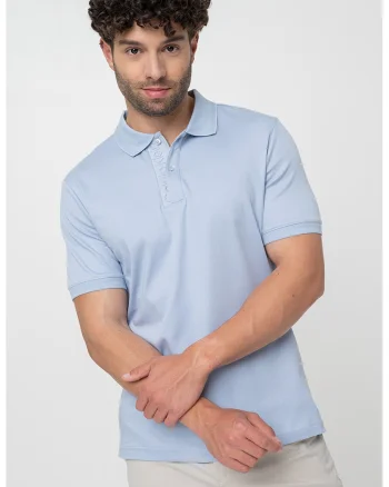 Tricou polo de bumbac organic