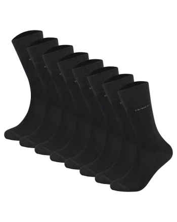 Set de sosete lungi unisex - 8 perechi, Negru