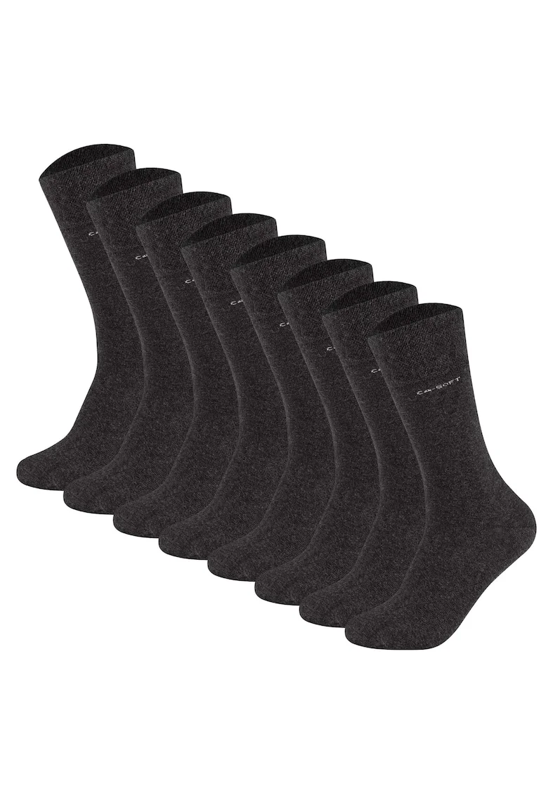 Set de sosete lungi unisex - 8 perechi, Gri antracit