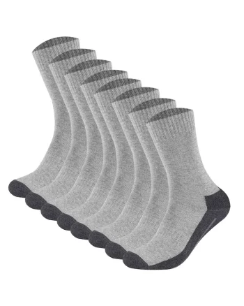 Set de sosete lungi unisex - 8 perechi, Gri