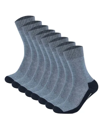 Set de sosete lungi unisex - 8 perechi, Albastru
