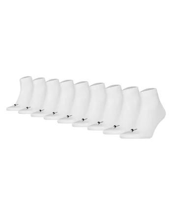 Set de sosete scurte unisex- 9 perechi, Alb