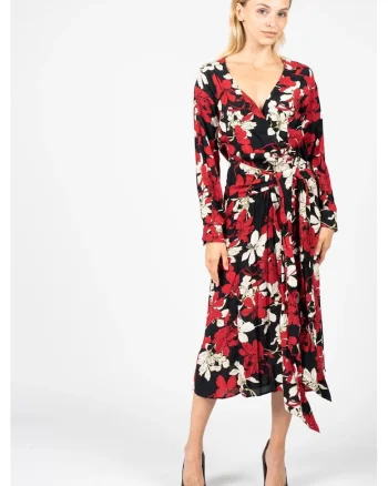 Rochie midi cu imprimeu floral, 34