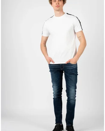 Tricou uni bumbac, Alb