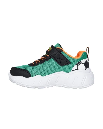 Pantofi sport Play Scene cu model si velcro, Verde/Negru