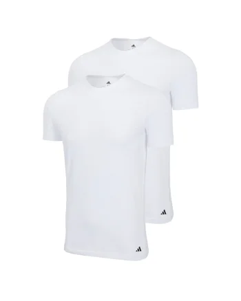 Set de tricouri cu logo - 2 piese, Alb