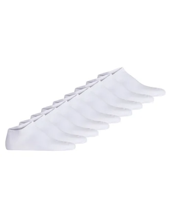 Set de sosete unisex din amestec de bumbac - 9 perechi, Alb