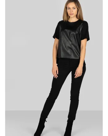 Blugi skinny cu model uni,