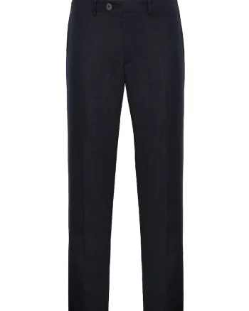 Pantaloni conici din in, Albastru ultramarin