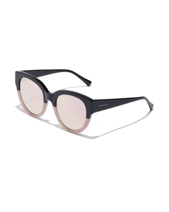 Ochelari de soare cat-eye, Negru/Bej