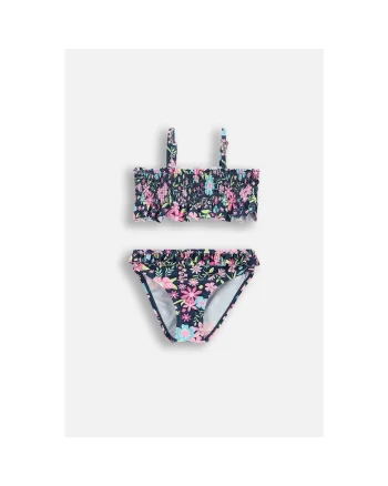 Costum de baie din doua piese cu imprimeu floral